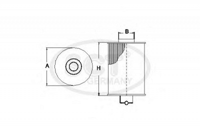SCT GERMANY sc7061p -  Топливный фильтр